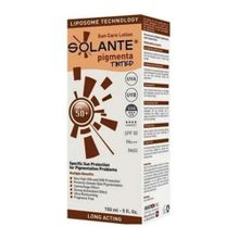 Solante Pigmenta Tinted SPF 50 150 ml Hassas Ciltler İçin Uzun Etkili Güneş Losyonu