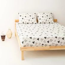 Soley Mix & Match Lover %100 Pamuk Tek Kişilik Çarşaf Seti