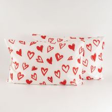 Soley Mix & Match Lover Kırmızı %100 Pamuk 2’li Yastık Kılıfı Seti