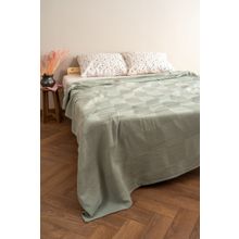 Soley Serenity Yeşil %100 Pamuk 160x220 cm Tek Kişilik Pike