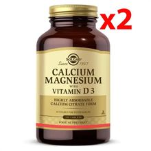 Solgar Calcium Magnesium With Vitamin D3 2x150 Tablet
