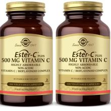 Solgar Ester C Plus 500 mg 2x100 Kapsül