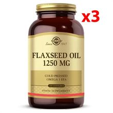 Solgar Flaxseed Oil 1250 mg 3x100 Kapsül