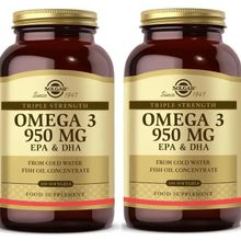 Solgar Omega-3 950 mg 2x100 Kapsül