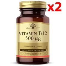Solgar Vitamin B12 500 mcg 2x50 Kapsül