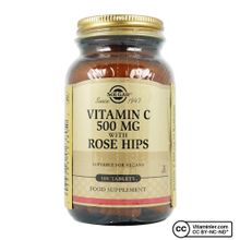 Solgar Vitamin C With Rose Hips 500 mg 2x100 Tablet