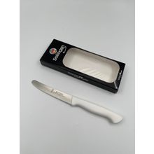 Solingen Ritter Tırtıklı Mutfak Bıçağı, 10 Farklı Renk Seçeneği, Doğrama ve Servis İçin (Beyaz)
