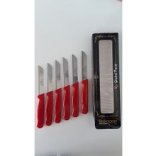 Solingen Simli Kırmızı 6'lı Meyve Bıçağı