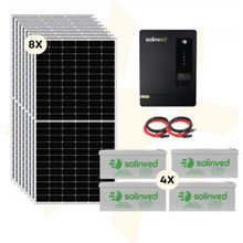 Solinved 9600W Akıllı Mono Siyah Beyaz Güneş Enerjili Paket Sistem