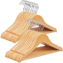 Songmics CRW006-20 Ahşap 20'li Paket 35 cm Çentikli Askı