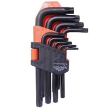 Sonmix SNX-247 Altı Köşe 9 Parça Torx Allen Anahtar Takımı