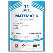 Sonuç Yayınları 11. Sınıf Çember ve Daire Silindir Koni Küre Olasılık Soru Kitapçığı