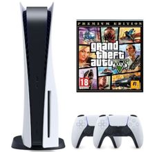 Sony Playstation 5 Oyun Konsolu + 2. Kol + GTA 5