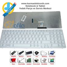 Sony SVE1511P1EW Beyaz Notebook Klavye