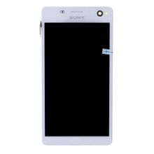 Sony Xperia C4 Dokunmatik Beyaz Çıtalı Lcd Ekran