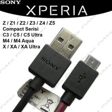 Sony Xperia Z Z1 Z2 Z3 Z4 Z5 Compact Şarj Data Kablosu