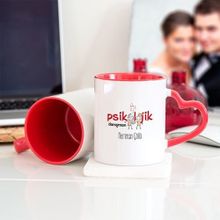 Soppigo Psikolojik Danışman Kalpli Kırmızı Kupa