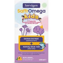 Sorvagen Saffromega Kids Safran 150 ml Şurup Balık Yağı