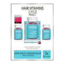 Sovital Hair Vitamins 3x60 Çiğnenebilir Tablet