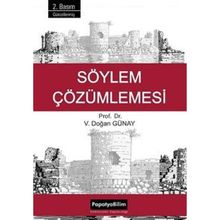 SÖYLEM ÇÖZÜMLEMESI - V. DOĞAN GÜNAY