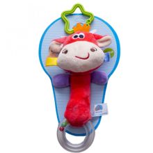 Sozzy Toys SZY112 Halkalı İneğim Peluş Çıngırak