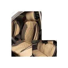 Space Elegance Bej - Koyu Bej 5'li Set Minder