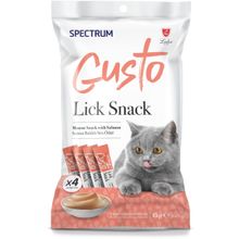 Spectrum 4x15 gr Gusto Somon Balıklı Sıvı Ödül Maması