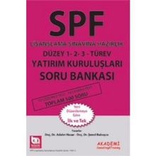 SPF Lisanslama Sınavına Hazırlık Düzey 1-2-3 Türev Yatırım Kuruluşları Soru Bankası - Adalet Hazar Şenol Babuşcu