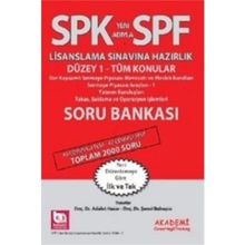 SPK Yeni Adıyla SPF Lisanslama Sınavına Hazırlık Düzey 1 - Tüm Konular Soru Bankası - Adalet Hazar Şenol Babuşcu