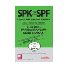 SPK Yeni Adıyla SPF Lisanslama Sınavına Hazırlık Muhasebe ve Finansal Raporlama Soru Bankası - Adalet Hazar Şenol Babuşcu