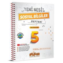 Spoiler Yayınları - 2023 5. Sınıf Yeni Nesil Sosyal Bilgiler Defteri