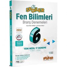 Spoiler Yayınları - 2023 6. Sınıf Fen Bilimleri Spoiler 17 Deneme