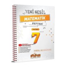 Spoiler Yayınları 7. Sınıf Matematik Yeni Nesil Defteri
