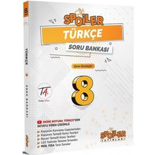 Spoiler Yayınları 8. Sınıf Türkçe Soru Bankası