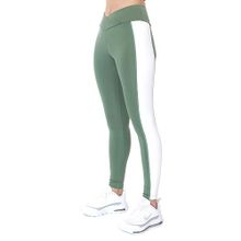 Sportive 21KKTP11C01 Kadın Color Block Legging Kadın Yeşil Koşu Tayt