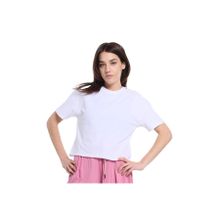 Sportive 25YK015 Ube Beyaz Günlük Stil Kadın T-shirt
