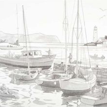 St.Petersburg Sonnet Desenli 30x40 cm Harbour Tuval