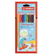 Stabilo 12'li Aquacolor Kuru Boya Kalemi