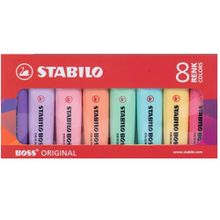 Stabilo 198179 8 Pastel Renk Paket Boss Fosforlu Kalem