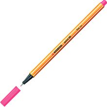 Stabilo 88 Point 0.4 MM Fosforlu Kırmızı 88/040 Keçe Uçlu İnce Kalem