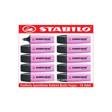 Stabilo Boss Pastel Buzlu Fuşya 10'lu Fosforlu Kalem