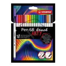 Stabilo Pen 68 Brush Arty 18'li Renk Keçe Uçlu Boya Kalemi