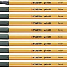 Stabilo Point 88 Zeytin Yeşili 10'lu Keçe Uçlu Kalem