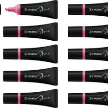 Stabilo Shine 10'lu Paket Pembe Fosforlu Kalem
