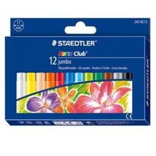 Staedtler 243 NC12 12 Renk Noris Jumbo Yağlı Pastel Boya