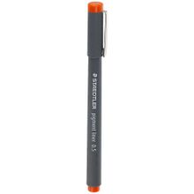 Staedtler 308 05-4 Pigment Liner Turuncu 0.5 mm Kalem