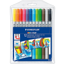 Staedtler 320NWP12 Noris Clup 12'li Set Çift Uçlu Keçeli Kalem