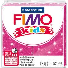 Staedtler Fimo Kids 262 Yaldızlı Fuşya 42 gr Yumuşak Polimer Kil
