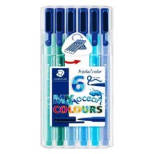 Staedtler Triplus Color Okyanus Renkleri 6'lı Kalem Seti