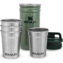 Stanley Adventure Çelik Yeşil Shot Bardak ve Matara Seti
